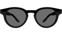 Oxford Black Round Sunglasses