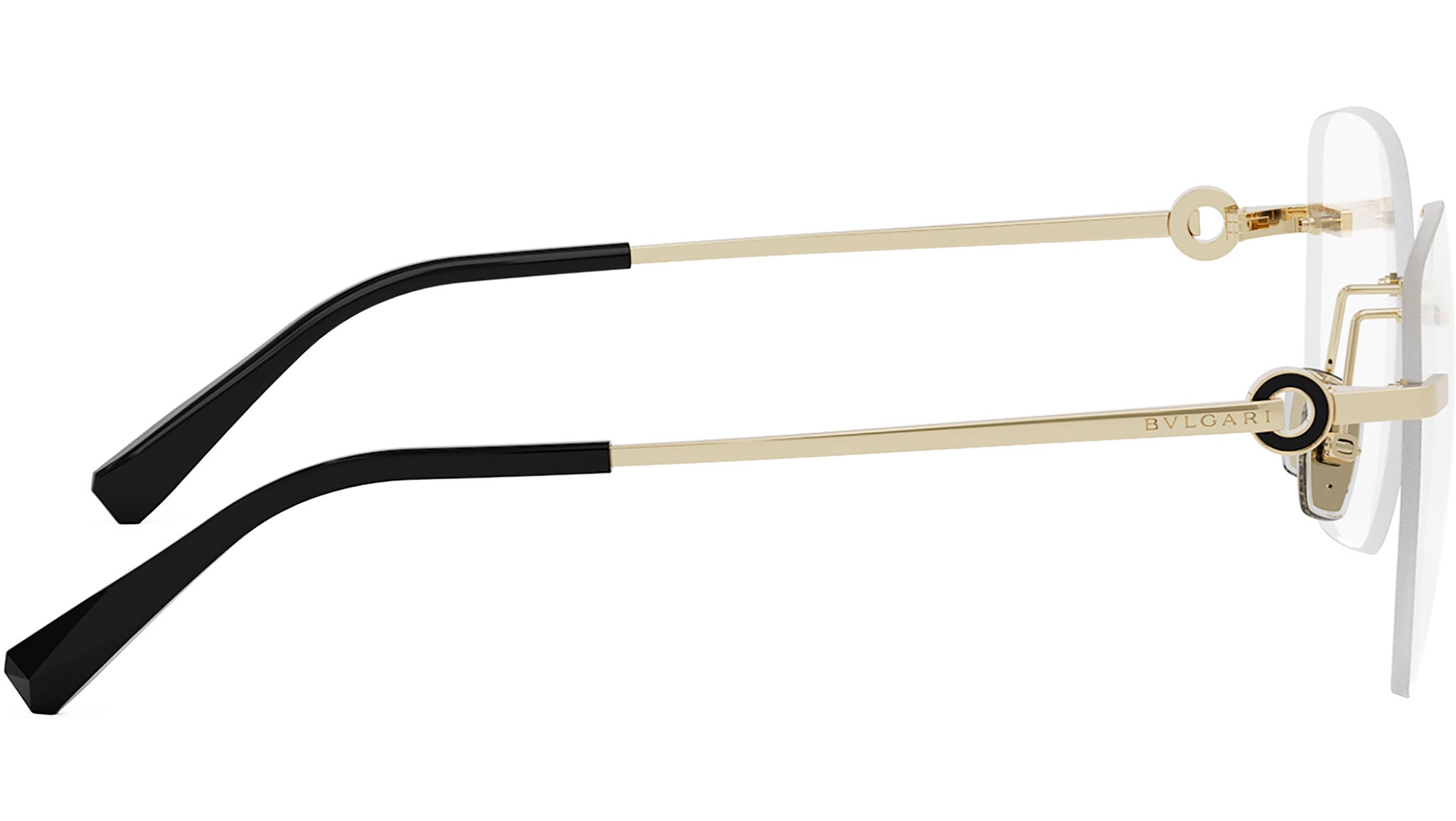 Bvlgari Bvlgari Yellow Geometric Eyeglasses