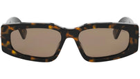 B.zero1 Havana Rectangular Sunglasses
