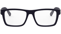 Aluminium Blue Rectangular Eyeglasses