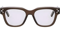 CD DiamondO S4I Brown Geometric Eyeglasses