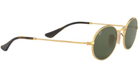 Oval Flat Lenses RB3547N 001 Gold Green