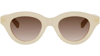 Triomphe Mini Yellow Round Sunglasses