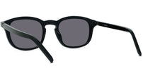 K Logo Black Square Sunglasses