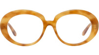 Curvy Brown Havana Round Sunglasses