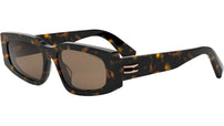 B.zero1 Havana Rectangular Sunglasses