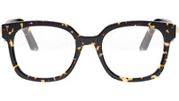 CDiorO S5I Havana Square Eyeglasses