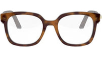 CDiorO S5I Brown Square Eyeglasses