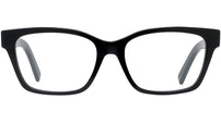 4G Black Rectangular Eyeglasses