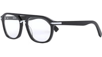DiorBlackSuitO N1I Black Oval Eyeglasses