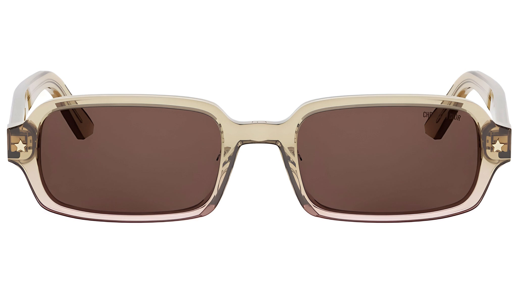 DiorPacific S3I Yellow Rectangular Sunglasses