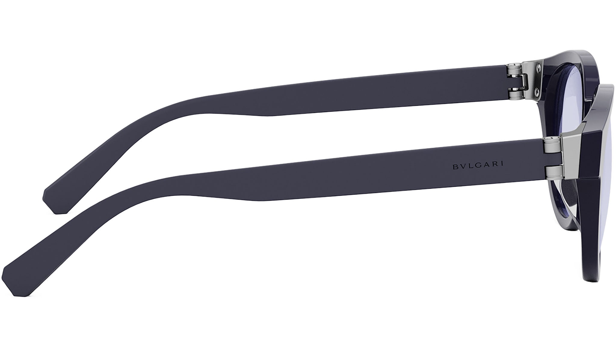 Aluminium Blue Pantos Eyeglasses