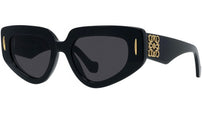 Anagram Black Geometric Sunglasses