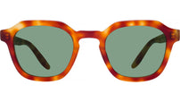 Tucker Havana Geometric Sunglasses