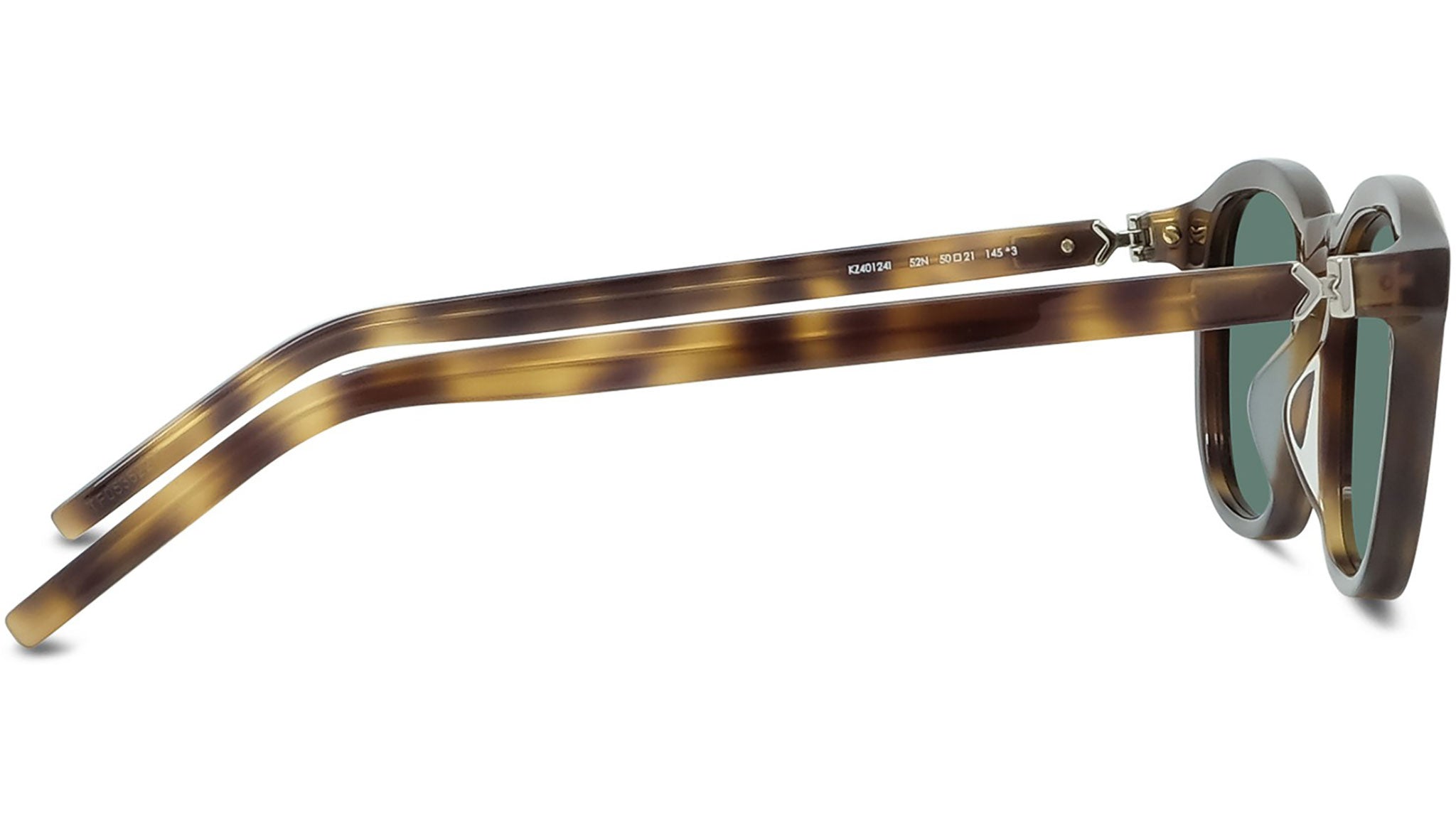 K Logo Havana  Square Sunglasses