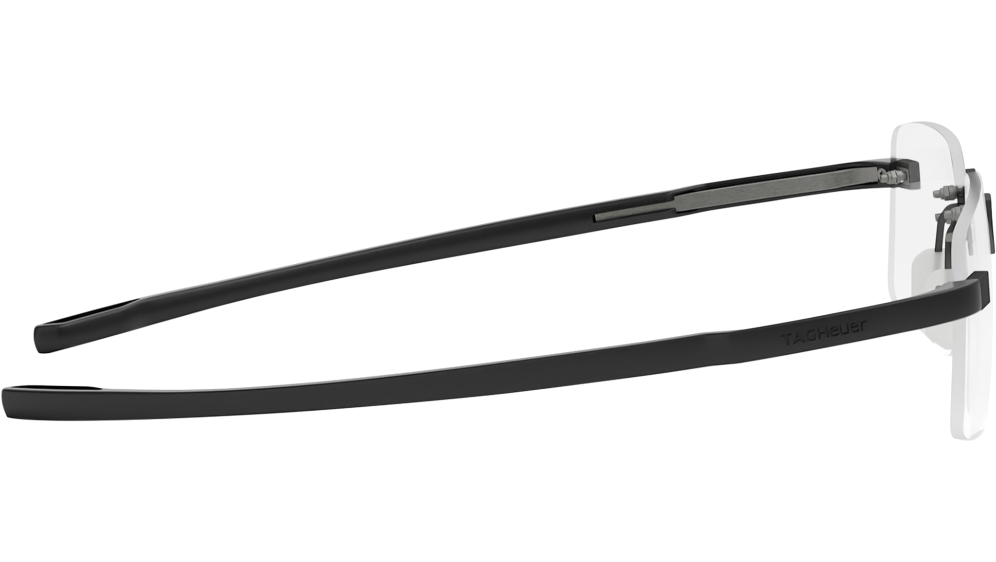 Flex Black Geometric Eyeglasses