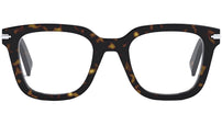 DiorBlackSuitO S10I Havana Square Eyeglasses