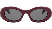 Diva’s Dream Red Oval Sunglasses