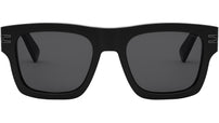 B.zero1 Black Geometric Sunglasses