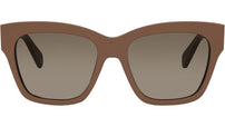 Triomphe Brown Square Sunglasses