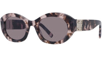 4G Havana Oval Sunglasses