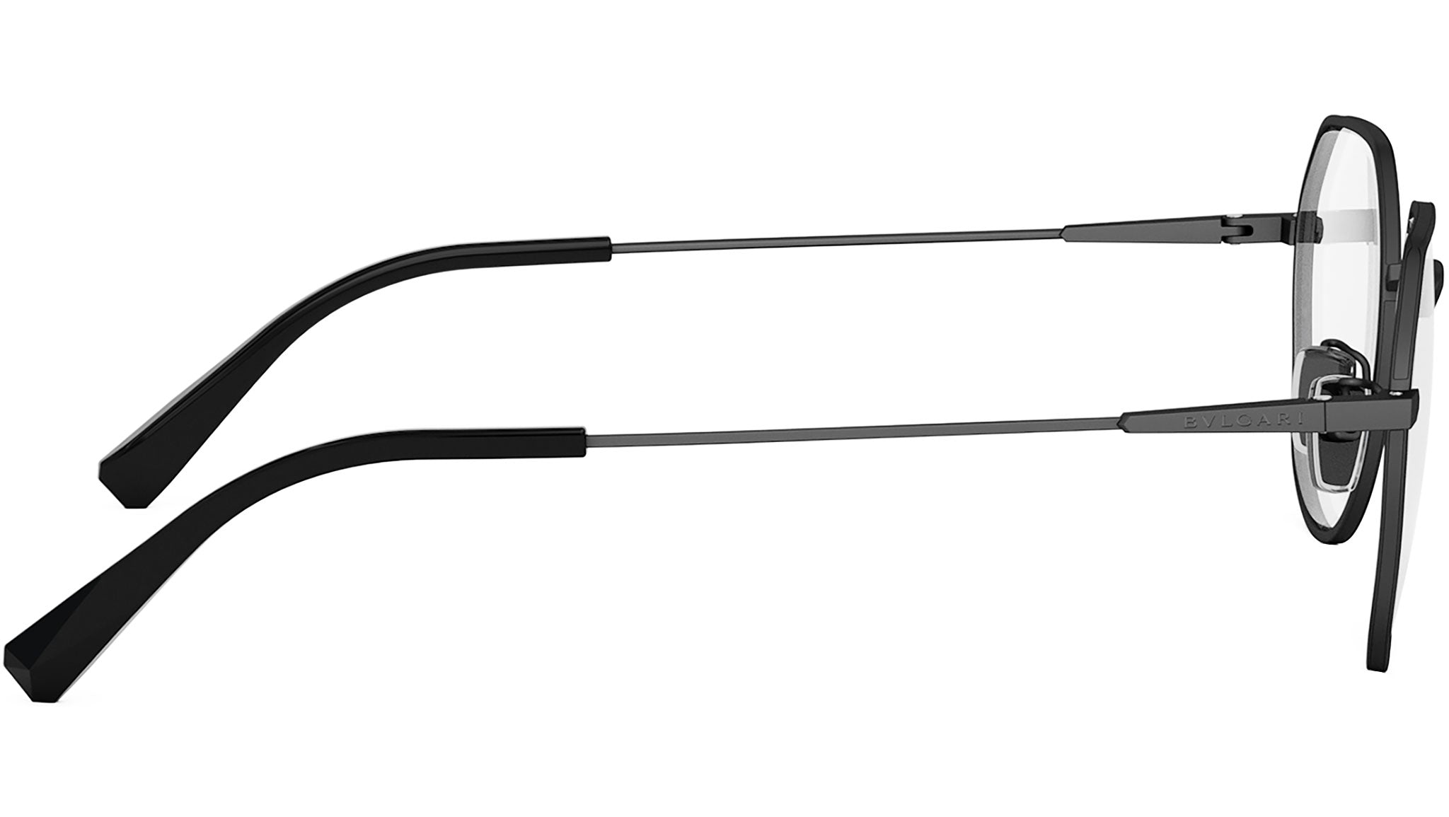 B.zero1 Black Pantos Eyeglasses