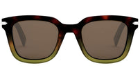 DiorBlackSuit 10I Havana Geometric Sunglasses