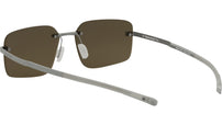 Flex Silver Geometric Sunglasses