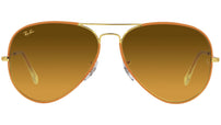 Aviator Full Color Legend RB3025JM 91963C Yellow Orange Brown