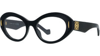 Anagram Black Oval Eyeglasses