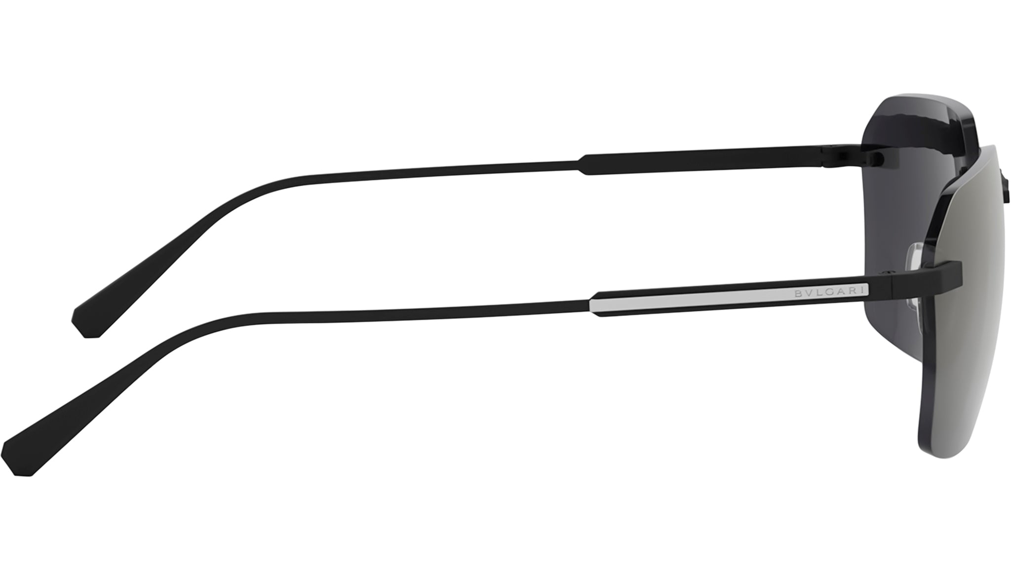 Octo Black Geometric Sunglasses