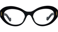 Anagram Black Oval Eyeglasses
