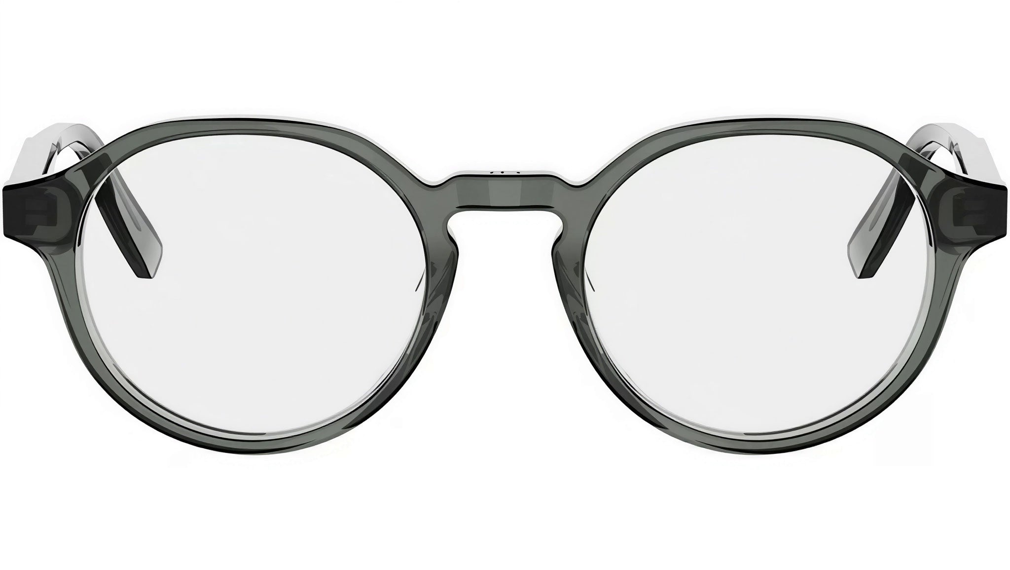 DiorRibbonO R1I Grey Round Eyeglasses