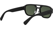 Aluminium Black Pilot Sunglasses