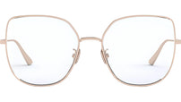 GemDiorO B1U Rose Gold Cat Eye Eyeglasses