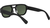 Aluminium Black Pilot Sunglasses