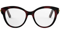 CDiorO B2I Havana Cat Eye Eyeglasses