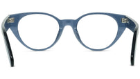 K Logo Blue Oval Eyeglasses