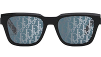 DiorB23 S1I Black Geometric Sunglasses
