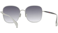Boke Flower Silver Square Sunglasses