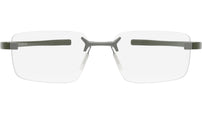 Flex Silver Rectangular Eyeglasses