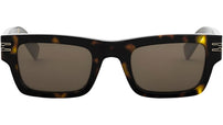 B.zero1 Havana Rectangular Sunglasses