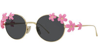Signature Gold Pink Oval Sunglasses
