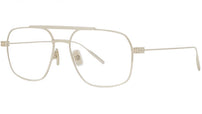 GV Speed Silver Rectangular Eyeglasses