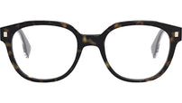 Fendi Havana Square Eyeglasses