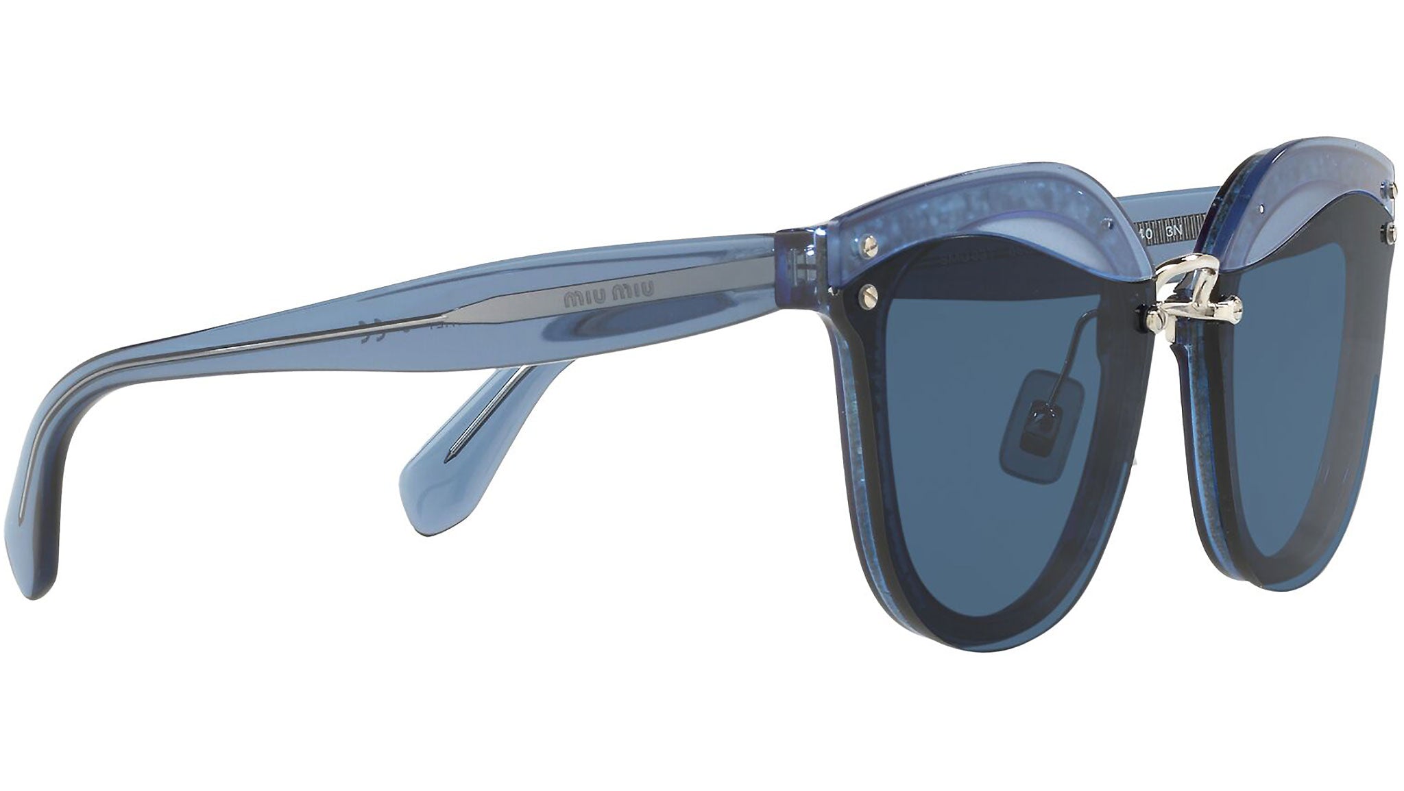 MU 03TS SRM1V1 transparent blue / glitter