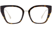 Baguette Havana Butterfly Eyeglasses