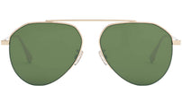 Fendi Travel Gold Pilot Sunglasses