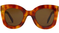 CELINE 3 Dots Blonde Havana Butterfly Sunglasses