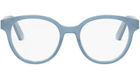 DiorMidnightO R1I Shiny Blue Round Eyeglasses